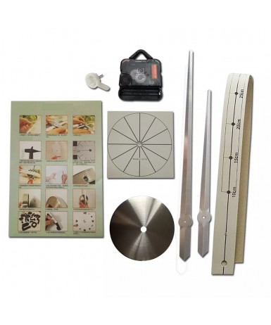 3D DIY Duvar Saati No.15