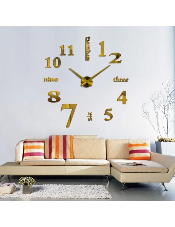 3D DIY Duvar Saati No.15